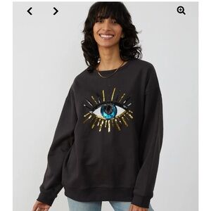 South Parade🧿Sequin Sweatshirt- Medium